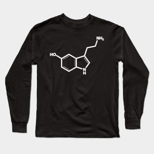 Serotonin - White Long Sleeve T-Shirt